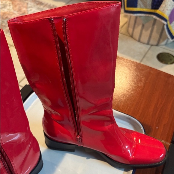 Weatherproof Red Heeled Boots - Picture 4 of 16